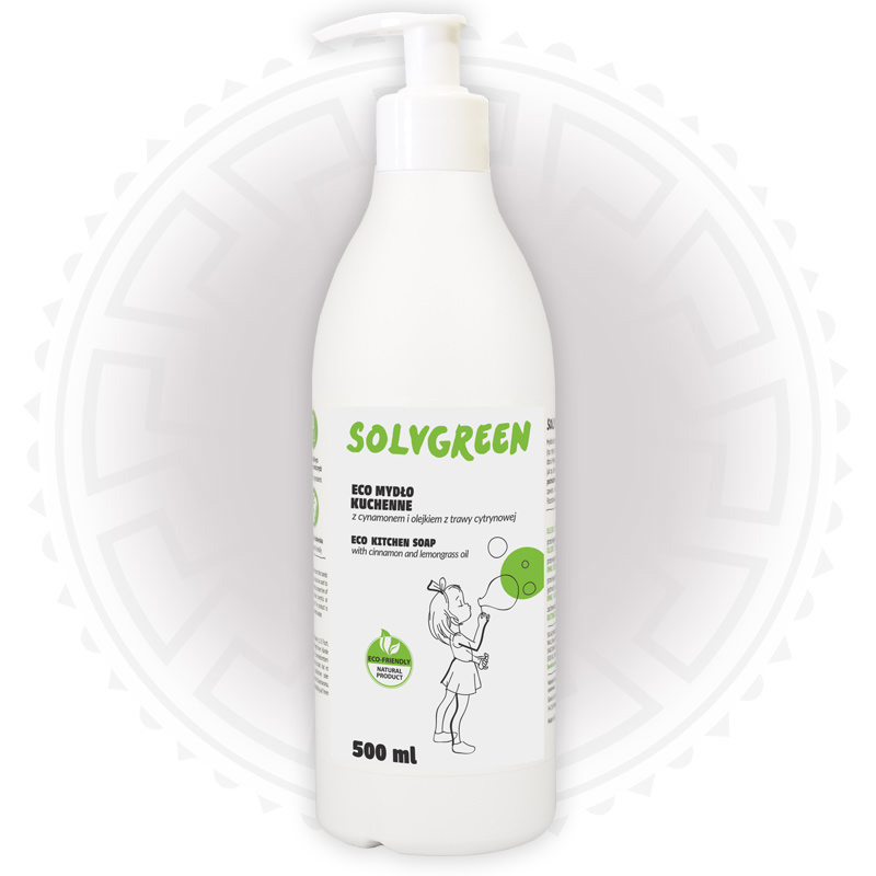 Opakowanie ekologicznego balsamu do mycia naczyń Solvgreen
